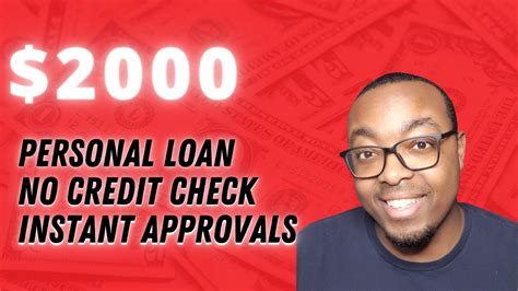 2000 Dollar Loan No Credit Check